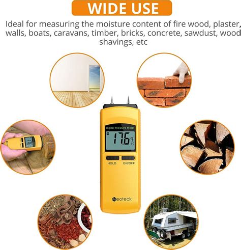 custom moisture meter suitable for caravans|caravan damp readings chart.